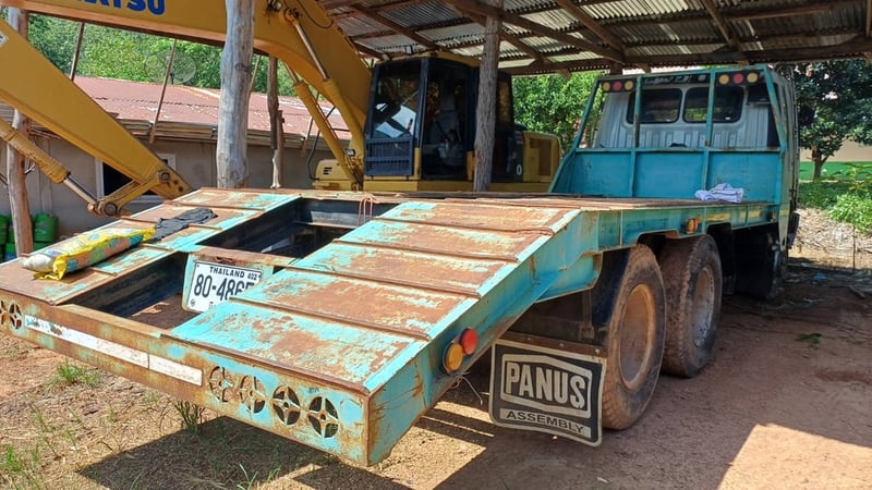 HINO FM รถบรรทุก 10ล้อ โลว์เบด กึ่งพ่วงชานต่ำ ปี2000