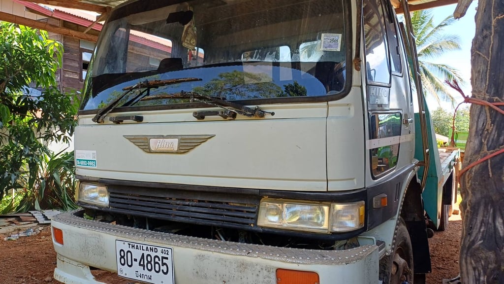 HINO FM รถบรรทุก 10ล้อ โลว์เบด กึ่งพ่วงชานต่ำ ปี2000 HINO FM รถบรรทุก 10ล้อ โลว์เบด กึ่งพ่วงชานต่ำ ปี2000