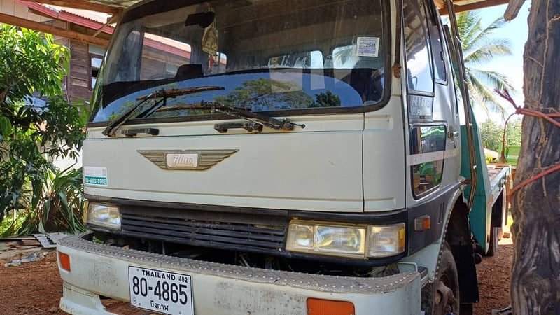 HINO FM รถบรรทุก 10ล้อ โลว์เบด กึ่งพ่วงชานต่ำ ปี2000