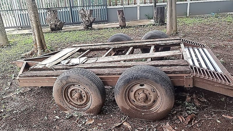 #ขายแพ็คคู่ราคาถูก  85,000 แบคโฮพร้อมเทนเลอร์ลาก KUBOTA KH026 เครื่องดี ปั้มดี หางลาก 2 เพลา เหล็กครัชซีสวย 