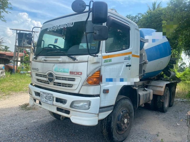 ขาย 1,290,0000 รถโม่ปูน 10 ล้อ HINO MEGA 330 แรง ปี 59 โม่ 7 คิว รถใช้งานน้อย  60,000 กม.
