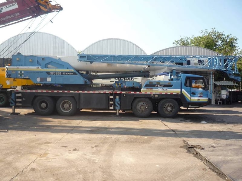 ขาย 3,950,000 SANY STC 800 ขนาด 80 ตัน เล่มทะเบียน เครื่องดี ระบบเครนแรง ยางดี รถสวยพร้อมใช้งาน ขาย 3,950,000 SANY STC 800 ขนาด 80 ตัน เล่มทะเบียน เครื่องดี ระบบเครนแรง ยางดี รถสวยพร้อมใช้งาน