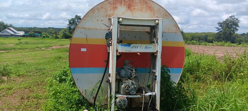 #ขายถูก 79,000 ถังน้ำมัน 20,000 ลิตร พร้อมหัวจ่าย ถังหนาสวย หัวจ่ายพร้อมใช้ 