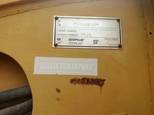 ขาย 2,XXX,XXX รถเกรด CATERPILLAR 140 H 5 HM 01539 ปี 47 ตู้แอร์ รถสวย พร้อมใช้ เต็มทุกระบบ เล่มทะเบียนพร้อมโอน 