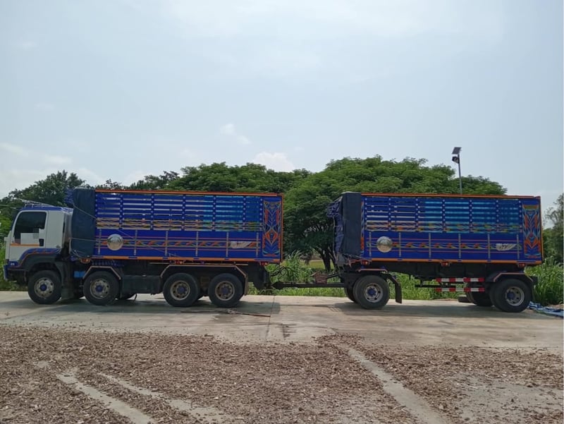 ขาย 1,290,000 รถ 12 ล้อดั้มแม่ลูกคอกเกษตร ISUZU 360 ปี 58 ดั้มคอกเกบตรง12 ล้อแท้ 2 เพลา หัวบาง ยางดี ครัชซีสวย ลูกพ่วงดั้ม 2 เพลา ปี 47 ดั้มคอกเกษตร ครัชซีสวย 