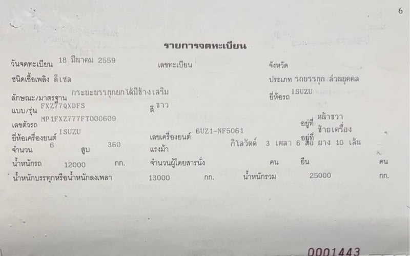 ขาย 1,790,000 รถสิบล้อพ่วงแม่ลูก ISUZU 360 ปี 59 วิ่ง 580,000 กม.หัวบาง ยางดี ครีชซีสวย ลูกพ่วงดั้ม SMM 3 เพลา ดั้มสวย ครีชซีสวย ยางดี ปี 51 