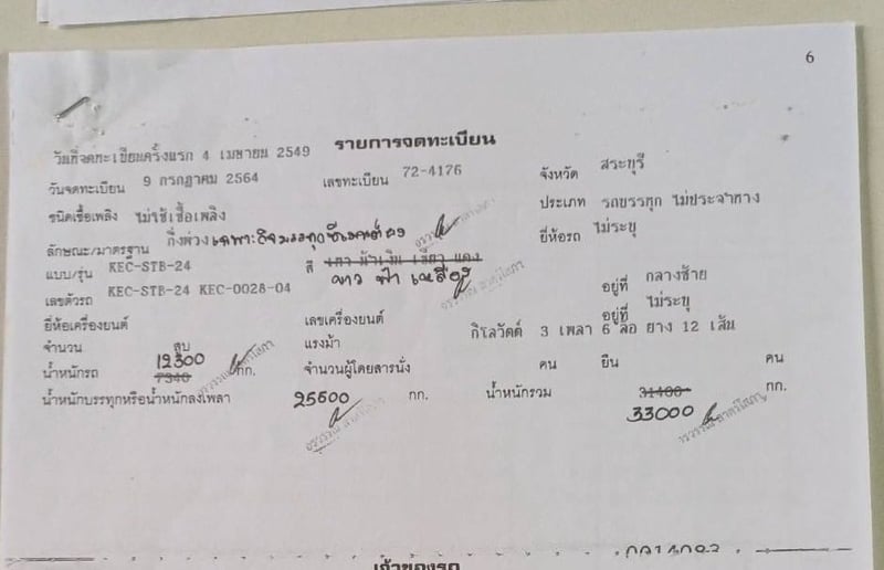 ขายเหมา 999,999 หางกล้วยหอม 3 หาง 3 เพลา สวยพร้อมใช้เล่มทะเบียนพร้อมโอน