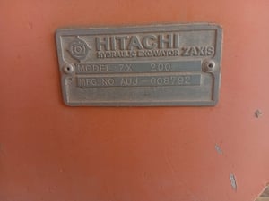 ขาย 490,000 แบคโฮพร้อมหัวเจาะ HITACHI ZX 200-1 เล่มทะเบียน ไฟฟ้าครบ เครื่องดี ปั้มแรง เอวดี ช่วงล่างแน่น พร้อมหัวเจาะ  