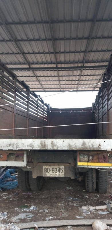 ขาย 155,000 รถ 10 ดั้มคอกเกบตร HINO KT 925 เครื่องดี EH 700 เพลาเดียว ครัชซีสวย เล่มทะเบียน ภาษีขาดเกิน