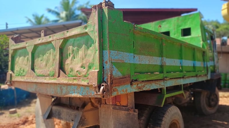 ขาย 125,000 รถ 6 ดั้ม MITSUFUSO เครื่อง6D14 เครื่องดี ครัชซีสวย ยางดี รถพร้อมใช้งาน ไร้สาร 