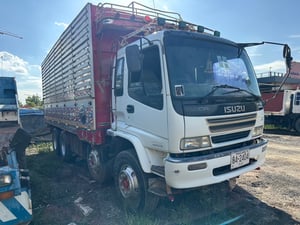 #ขาย 825,000 รถ 12 ล้อ ดั้มคอกเกตร ISUZU DECA 320 ดั้มคอกเกษตร 12 ล้อ 2 เพลา หัวบาง ยางดี ครัชซีสวย 