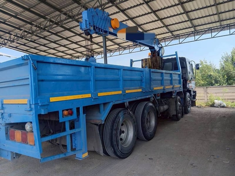ขาย 1,250,000 รถ 12 ล้อ ติดเครน 7 ตัน 6 ปอก 5 ชัก ISUZU DECA CXG50X2 เครื่อง 6WA1-340 แรง