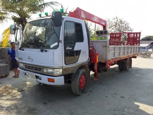ขาย 395,000 รถ 6 ล้อติดเครน HINO FC3J 165 แรง ปี 40 รถเครื่องเกียร์ดี คัสซีสวย พร้อมใช้งาน ติดเครน TADANO 3ตันท้องวี มีบันไดท้ายขึ้นรถได้ 