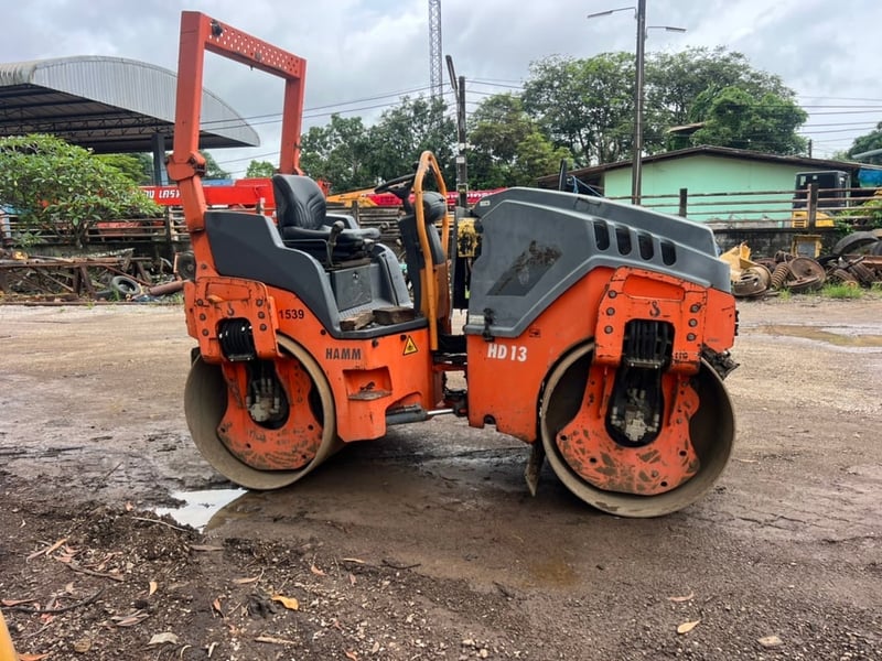 ขาย 275,000 รถบดเบรคดาวน์ 5 ตัน HAMM HD 13 หน้าเหล็กหลังเหล็ก 