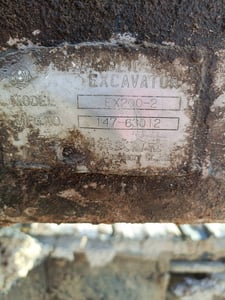 ขาย 180,000 รถแบคโฮ HITACHI EX 200-2 เครื่องดี ช่วงล่างดี