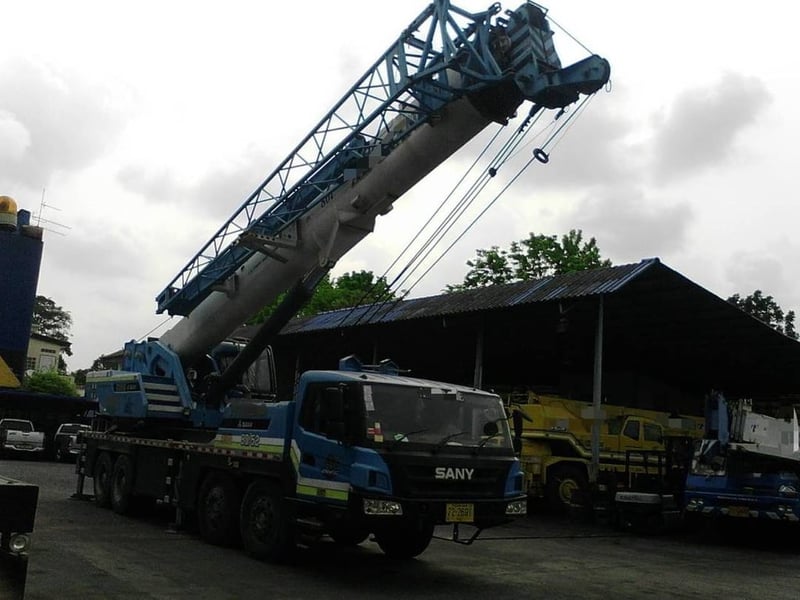 ขาย 3,950,000 SANY STC 800 ขนาด 80 ตัน เล่มทะเบียน เครื่องดี ระบบเครนแรง ยางดี รถสวยพร้อมใช้งาน ขาย 3,950,000 SANY STC 800 ขนาด 80 ตัน เล่มทะเบียน เครื่องดี ระบบเครนแรง ยางดี รถสวยพร้อมใช้งาน