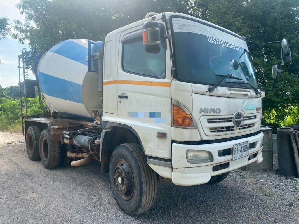 ขาย 1,290,0000 รถโม่ปูน 10 ล้อ HINO MEGA 330 แรง ปี 59 โม่ 7 คิว รถใช้งานน้อย  60,000 กม.