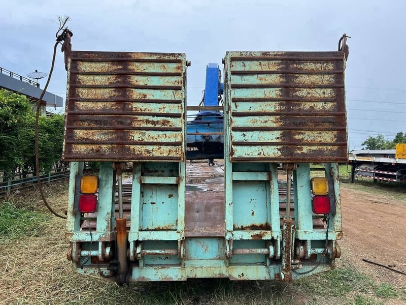 #ขาย 595,000 หัวลากหางโรเบส หัวลาก HINO FM3M 2 เพลา เครื่องดี ครัชซีสวย ยางดี หางโรเบส 2 เพลา กว้าง 2.50 ม.กางปีกข้างละ 25 ซม. ยาว 12 ม.