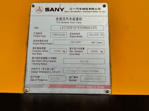 ขาย 1,950,000 รถเครน 50 ตัน SANY เล่มทะเบียน 