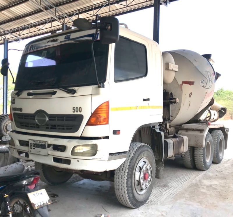 ขาย 650,000 รถโม่ปูน HINO MEGA 320 หัวบาง ยางดี ครัชซีดี โม่สวยพร้อมใช้งาน ขาย 650,000 รถโม่ปูน HINO MEGA 320 หัวบาง ยางดี ครัชซีดี โม่สวยพร้อมใช้งาน