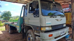 HINO FM รถบรรทุก 10ล้อ โลว์เบด กึ่งพ่วงชานต่ำ ปี2000