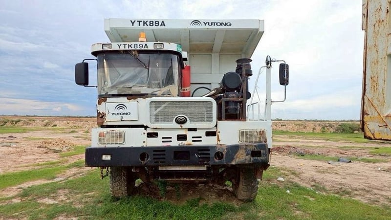 ขาย 780,000 รถบรรทุกดั้มยัก  YUTONG.  YTK 89 A เครื่อง  WEICHAI  424 แรงม้า ปี 63 บรรทุก สูงสุดใด้ 60 ตัน รถสวยพร้อมใช้ เอกสารอินวอยท์ 