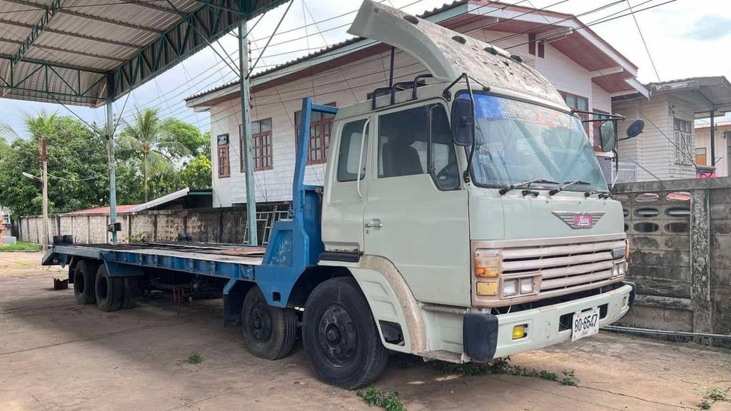 #ขายถูก รถเทรนเลอร์ HINO  12 ล้อ แท้เครื่อง EK 100. แรงม้า 260 รถสวยพร้อมใช้งาน เอกสารเล่มทะเบียน 