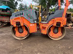 ขาย 275,000 รถบดเบรคดาวน์ 5 ตัน HAMM HD 13 หน้าเหล็กหลังเหล็ก 