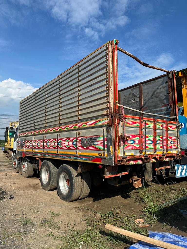 #ขาย 825,000 รถ 12 ล้อ ดั้มคอกเกตร ISUZU DECA 320 ดั้มคอกเกษตร 12 ล้อ 2 เพลา หัวบาง ยางดี ครัชซีสวย #ขาย 825,000 รถ 12 ล้อ ดั้มคอกเกตร ISUZU DECA 320 ดั้มคอกเกษตร 12 ล้อ 2 เพลา หัวบาง ยางดี ครัชซีสวย