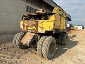 ขาย 250,000 แบคโฮล้อยาง KOBELCO SK 100 W 2 เพลา เครื่องดี ปั้มแรง เอวแน่น ยางดี 