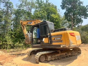 ขาย 785,000 SANY SY 135 C ทำงานน้อย 4,880 ชั่วโมงปี 64 PM ยังเหลือ เครื่องปั๊มแห้ง รถสวยพร้อมใช้งาน เอกสารแจ้งจำหน่าย  