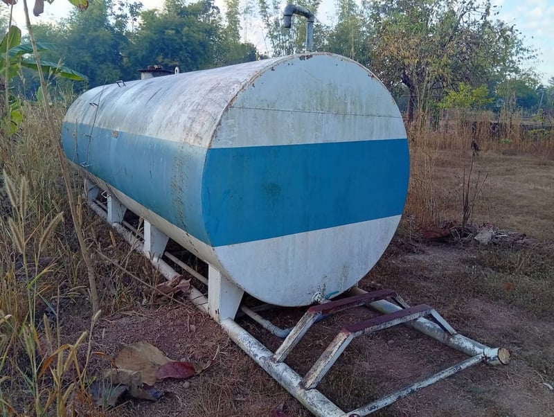 ขาย 55,000 ถังน้ำมันดีเซล 20,000 ลิตร เหล็กหนา