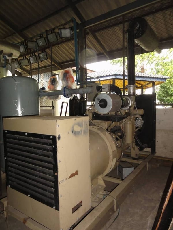 #ขายถูก 195,000 เครื่องปั่นไฟ 160 KVA เครื่องขมิ้น ไดร์ JAPAN สภาพ 90% 