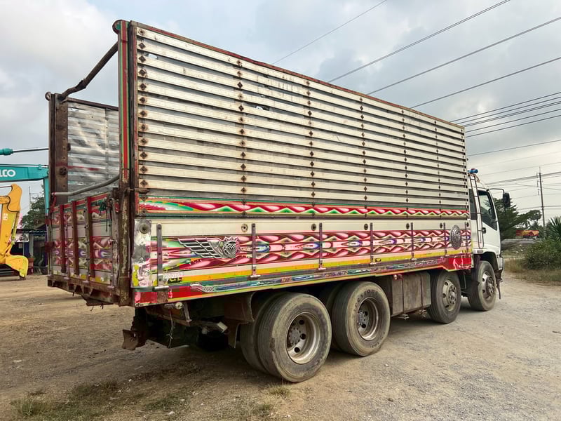 #ขายด่วน  790,000 รถ 12 ล้อ ดั้มคอกเกตร ISUZU DECA 320 ดั้มคอกเกษตร 12 ล้อ 2 เพลา หัวบาง ยางดี ครัชซีสวย 