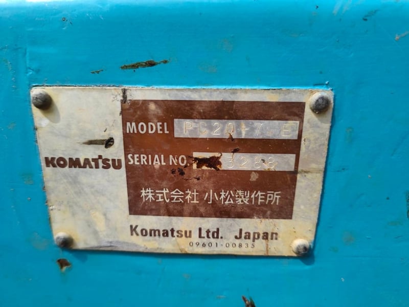 ขาย 185,000 KOMATSU pc 20-7 E เครื่องดี ปั๊มแรง เอวแน่น ช่วงล่างสวย 
