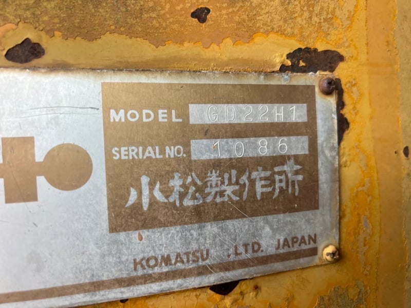 ขาย 120,000 รถเกรด KOMATSU GD22H1 เครื่องดี เกียร์แรง ปั้มยกแรง ยางดี 