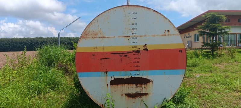 #ขายถูก 79,000 ถังน้ำมัน 20,000 ลิตร พร้อมหัวจ่าย ถังหนาสวย หัวจ่ายพร้อมใช้ 