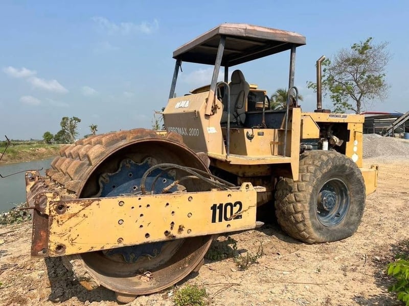 ขาย 435,000 รถบดเล่มทะเบียน วายร์โมแมต W1102D 10 ตัน 2 เพลา 2 เปลือก หนามหุ้มเรียบ 