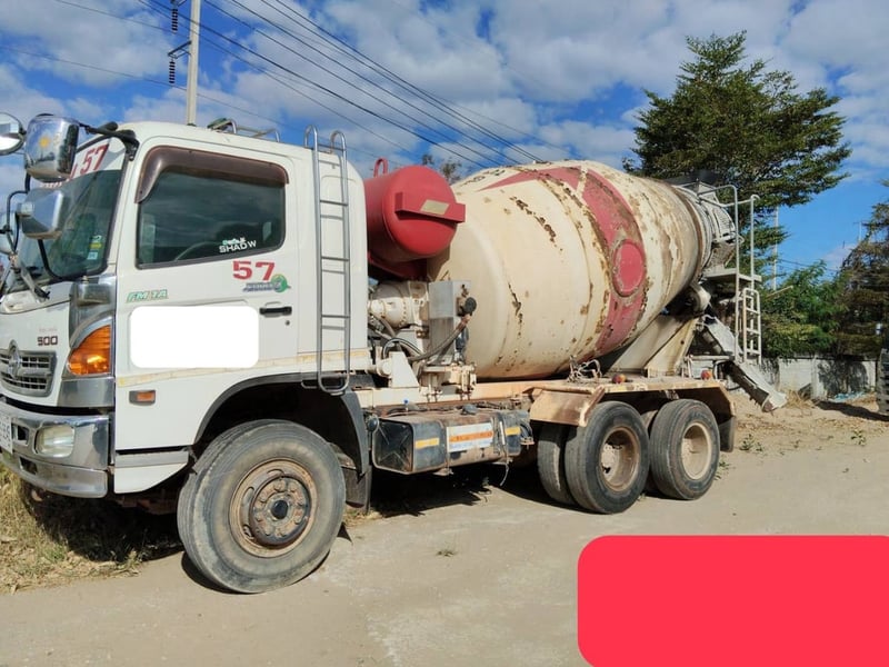 ขาย 1,150,000 รถโม่ปูน HINO MEGA 330 ปี 59 หัวบาง ยางดี ครัชซีสวย 