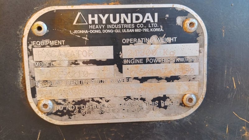 #ขายถูก 495,000 HYUNDAI ROBEX 210-7T ไฟฟ้าครบ เครื่องดี ปั้มแรง เอวแน่น ช่วงล่างสวย #ขายถูก 495,000 HYUNDAI ROBEX 210-7T ไฟฟ้าครบ เครื่องดี ปั้มแรง เอวแน่น ช่วงล่างสวย