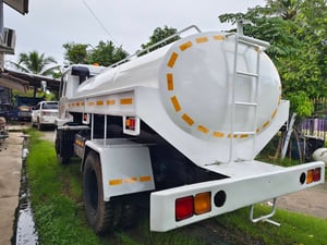 #ขายถูก 375,000 รถ 6 ล้อบรรทุกน้ำ MITSUBISHI FK455F หัวสวย เครื่องดี ครัชซีสวย ยางดี อุปกรณ์ดูดน้ำ 