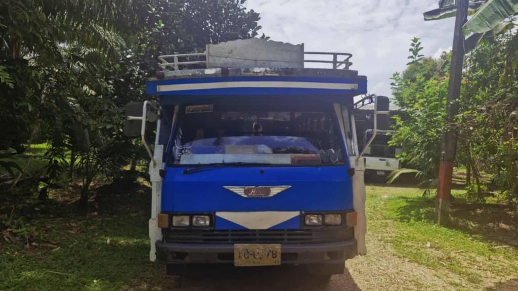 ขาย รถสองแถว 6ล้อ HINO ปี2530