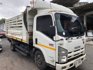 ISUZU NMR 130แรงม้า รถบรรทุก 6ล้อ ดั้มพ์ ปี2017 เลขไมล์น้อยกว่า 500,000 กม.