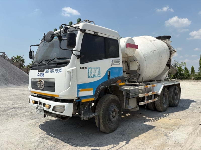 FAW THAILAND mixer 336แรงม้า รถบรรทุก 10ล้อ โม่ผสมปูน ปี2013
