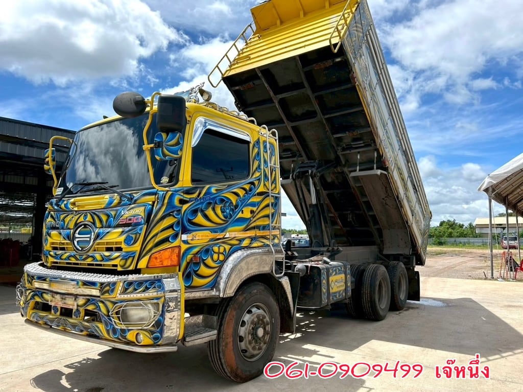 สิบล้อดั้มพ์ Hino Victor 344 แรงม้า ปี 2560 อู่สหะกิจ สิบล้อดั้มพ์ Hino Victor 344 แรงม้า ปี 2560 อู่สหะกิจ