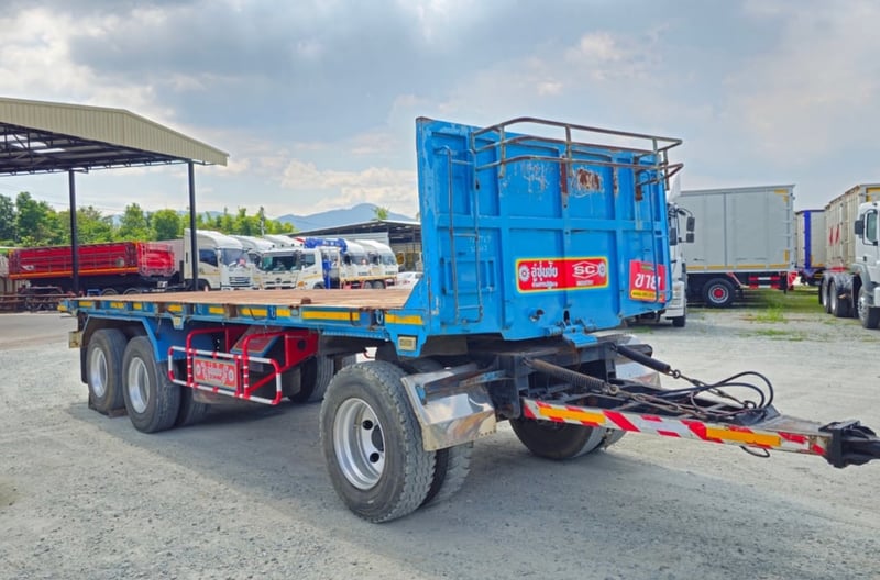 หางพ่วงพื้นเรียบสามเพลา อู่ ซุ่นชัย ปี 2559 (2767)