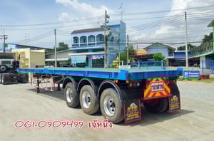 หางพื้นเรียบสามเพลา อู่ WAFA ปี 2565 (8655)