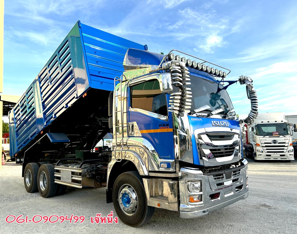 สิบล้อดั้มพ์ Isuzu Fxz 360 แรงม้า ปี 2566 (3502) สิบล้อดั้มพ์ Isuzu Fxz 360 แรงม้า ปี 2566 (3502)
