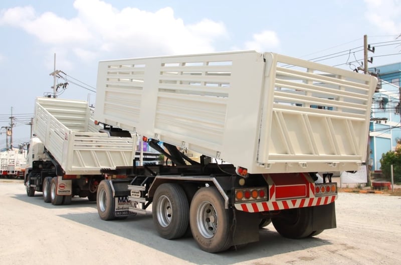  สิบล้อดั้มพ์พ่วง Hino FM1A  344 แรงม้า ปี 2560 (2539)