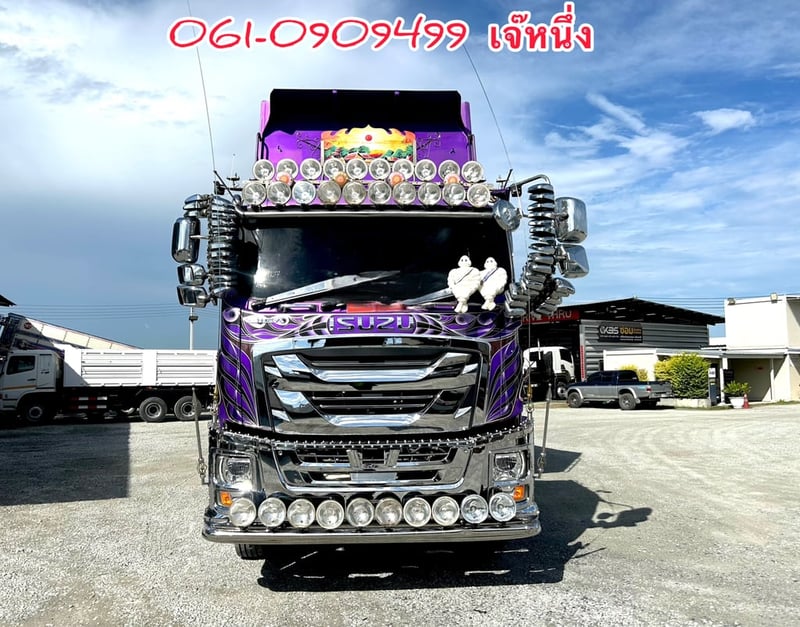 สิบล้อดั้มพ์พ่วง Isuzu Fxz  360 แรงม้า ปี 2566 (9107,9108)
